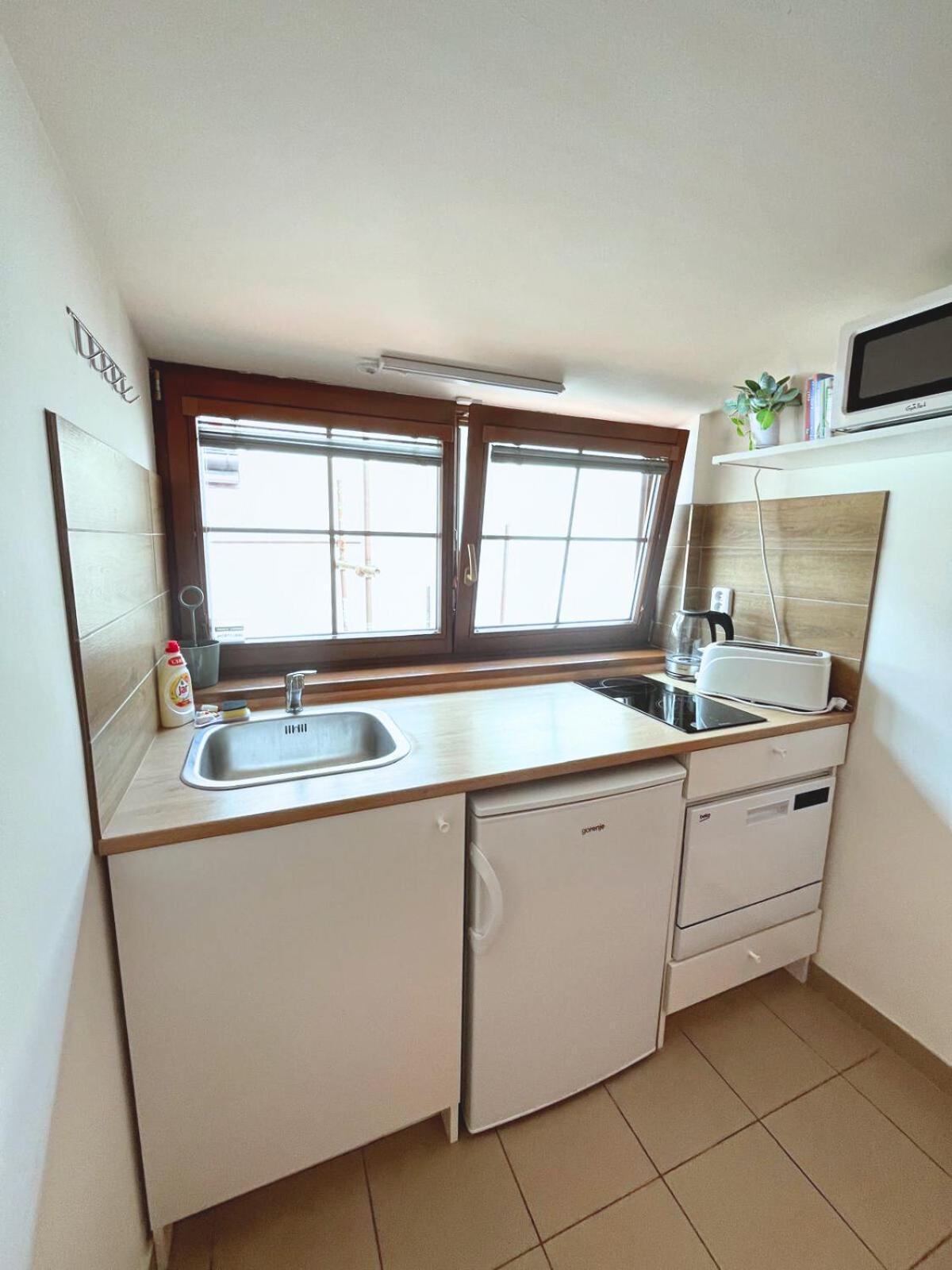 Apartman Muzeum Obchodu 카를슈테인 외부 사진